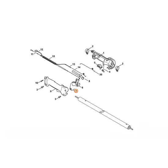 STIHL  Sprężyna ramieniowa 4137 182 4500